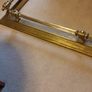 Antique Brass Fireplace Fender Image 2