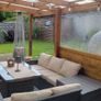 Rattan Garden Furniture 3+2+1+1 and Patio Heater Image 3