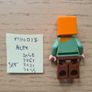 lego min017 alex, set minecraft 21140, 21161, 21121, 21144 Image 2