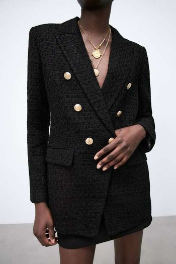 Zara Textured Blazer
