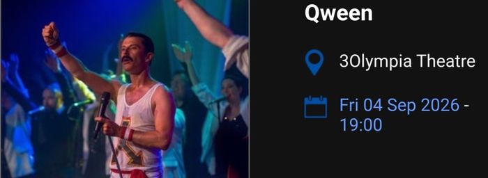Qween 3 Olympia 4th September 2 Tickets