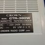 Vintage Crown Cassette Player Image 2