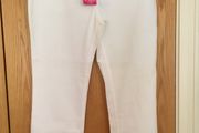 M&amp;S PER UNA Straight Leg White Trousers 16 New