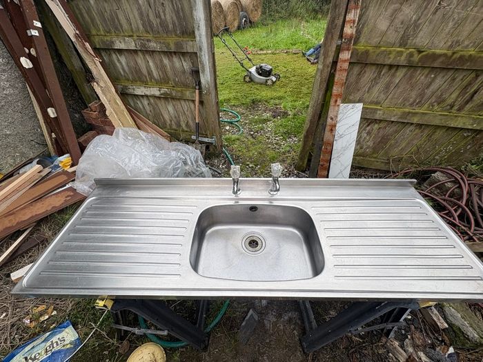 Stainless Steel Sink and Drainer Unit