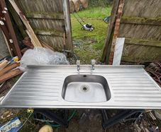 Stainless Steel Sink and Drainer Unit