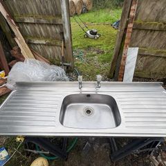 Stainless Steel Sink and Drainer Unit