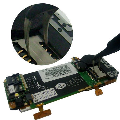 1x Antistatic Curve Tweezer Picking Tool ESD Safe ESD15