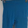 Blue ribbed leggings Image 2