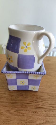 large jug with bowl