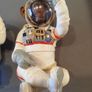 Vintage Wise Monkeys Space Astronaut Figurines  Pair Image 3
