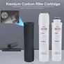 2 Pack Boiling Water Tap Replacement Carbon Filter Water Filter Cartridge Anti-Scale Under Sink Replacement Carbon Rod Filter for Instant Hot Water Tap Image 4