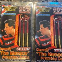 Brand new 15g gold Dennis Priestley darts