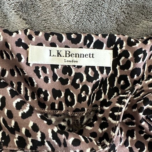 L.K.Bennett Silk Animal Print Dress UK10
