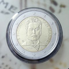 San Marino 2 Euro Brilliant Uncirculated Coin 2014 - Giacomo Puccini