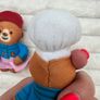 Set of 2 The Adventures of Paddington Bear Ballerina Dancer Chef McDonalds 2022 Plush Used Please see pictures Image 4