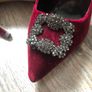 Velvet heels Image 4