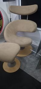 Peel Chair with footstool