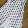 C/Meo Collective white and navy striped corset style dress Image 3