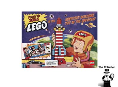 LEGO Retro Art Print 5007692 This Is A Promotional Lego Item You Can Not Buy In Shops New