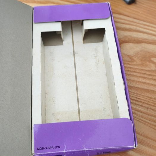 Boxed Atomic Purple Nintendo Game Boy Pocket Gameboy.