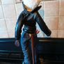 D S Nicholass Vintage Lady Motor Biker Teddy Bear  very rare. Image 7
