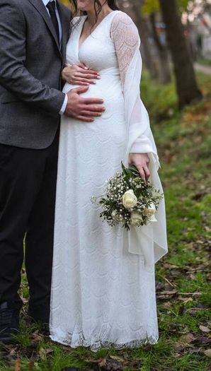 Maternity Wedding Dress Size UK 10-12