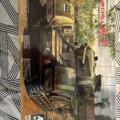 2 scale models afv  club 1/35 Churchill mk v and Dragon 1/35 Sherman m44A3  (105 mm) hvss