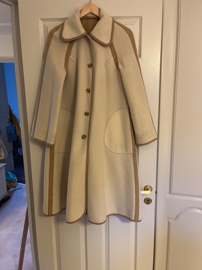 Unique vintage coat - reversible 2 in 1