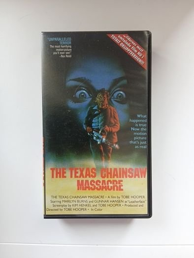 The Texas Chainsaw Massacre 1974 Film. English With Subtitles (Rare Scope Version) Letterbox Black Bars.