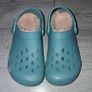 Brand New M&S Unisex Crocs With Cosy Fur Lining - Colour - Dusted Aqua - Size - U.K.12 - RRP - 10.00 - Sterling - 13.99 - Euro Image 5