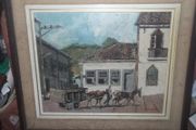 a lovely oil painting on canvas,signed by glauco chaves
