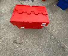 Red Storage Boxes
