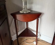 Mahogany Plant Stand