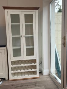 Cream Display Cabinet