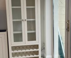 Cream Display Cabinet