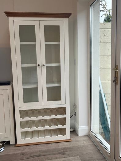 Cream Display Cabinet