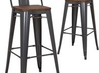 main image for ad Metallic Grey kitchen Bar Stools