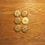 Bone Buttons x 19 (4cm) 3eu each Image 2