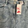 BNWT Next crop skinny high rise patterned stretchy jeans size UK18 EU46 Postage included Image 2