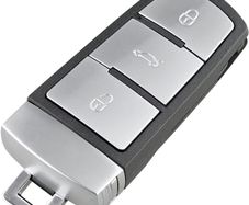 Vw Key Fob Cover Replacement For Vw Passat Vw CC, For B6 3C B7 Magotan Remote Car Key Case Shell, 3 Button