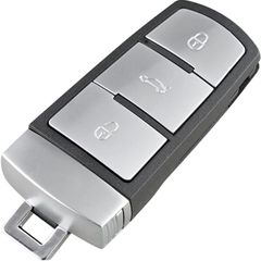 Vw Key Fob Cover Replacement For Vw Passat Vw CC, For B6 3C B7 Magotan Remote Car Key Case Shell, 3 Button