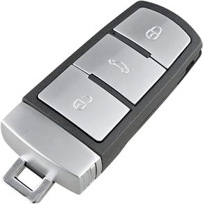 Vw Key Fob Cover Replacement For Vw Passat Vw CC, For B6 3C B7 Magotan Remote Car Key Case Shell, 3 Button