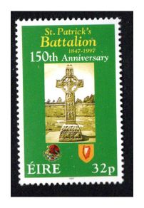 1997 Ireland St Patricks Battalion Commemorative Stamp Mint Never Hinged (MNH)