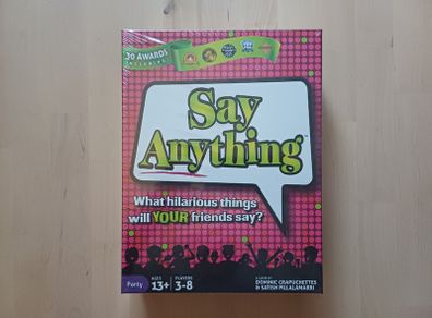 Say Anything Family Party Board Game 2017 NEW SEALED