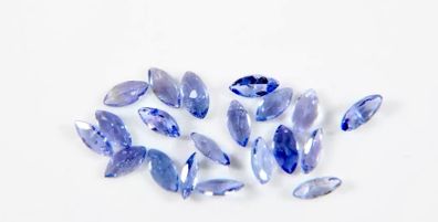 20x Tanzanite gemstones 5ct