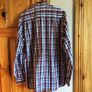Tommy Hilfiger Mens Blue Red Check cotton shirt M including postage Image 4