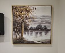Large Framed Landscape Canvas Print