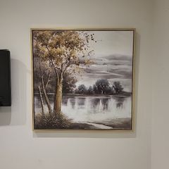 Large Framed Landscape Canvas Print