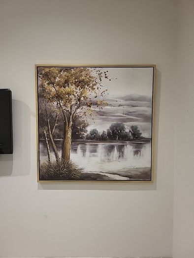 Large Framed Landscape Canvas Print