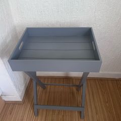 Grey Wooden Tray Table